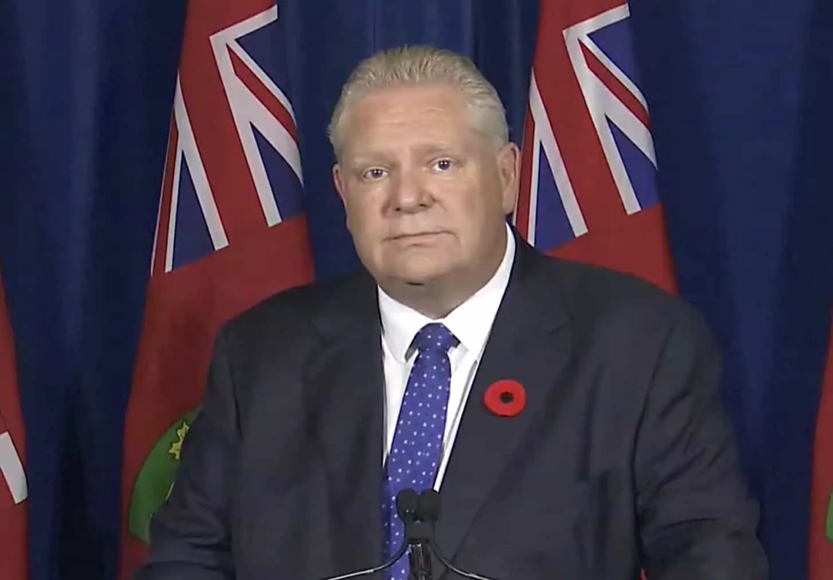 'This head's like limestone': Ontario Premier Doug Ford unhurt after